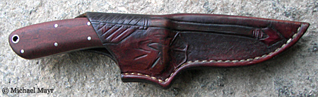 Kinife in sheath