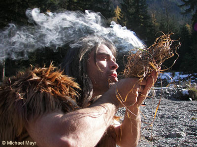 Primitive fire-making